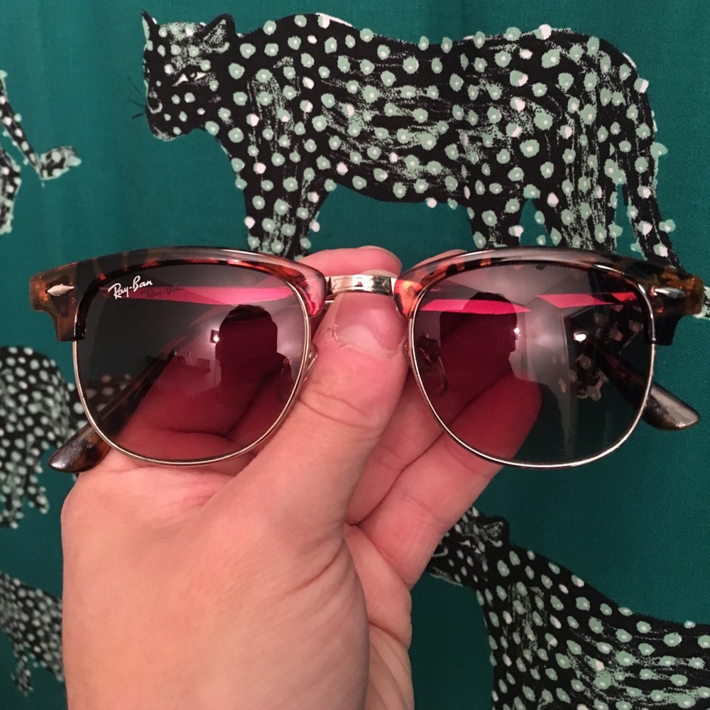Ray-Ban Club Master Tortoise Shell Sunglasses